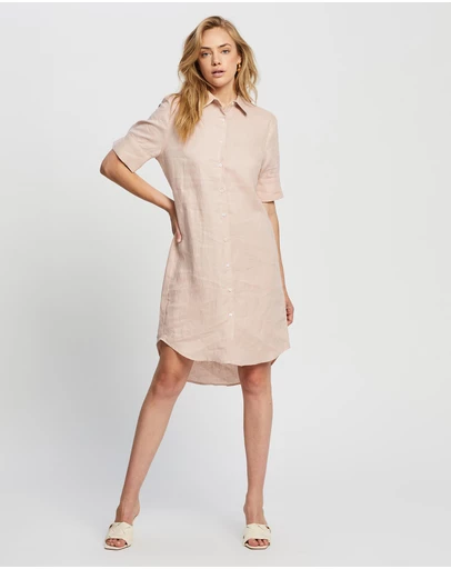 White By FTL - Hettie Shirt Dress