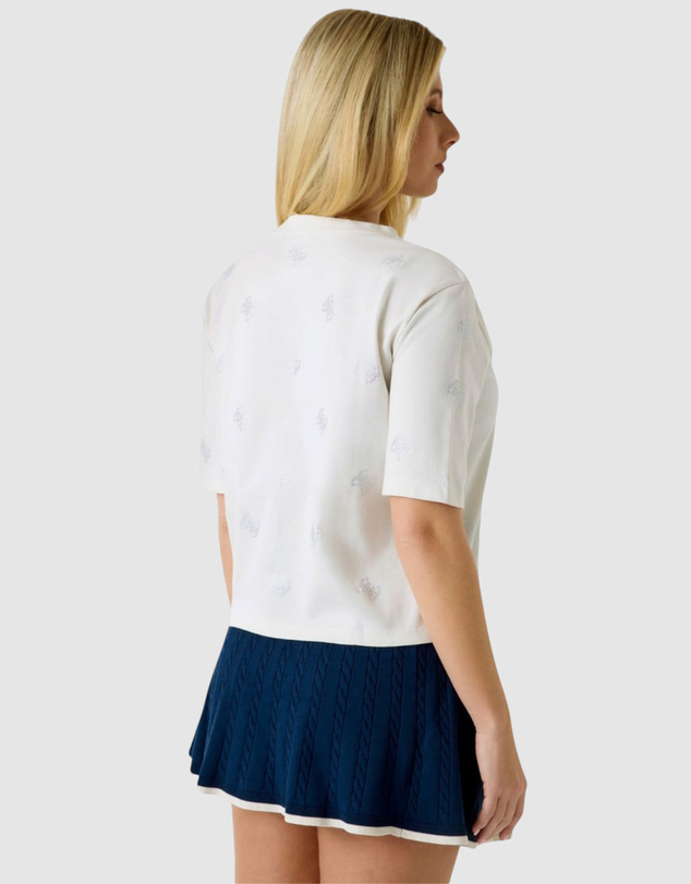 GUESS - Logo Silvy 4G Short Sleeve T-Shirt