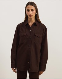 Atmos&Here - Frankie Oversize Denim Shacket