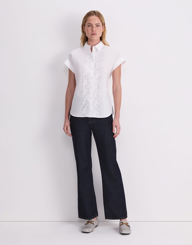 Sportscraft - Zelda Lace Trim Shirt