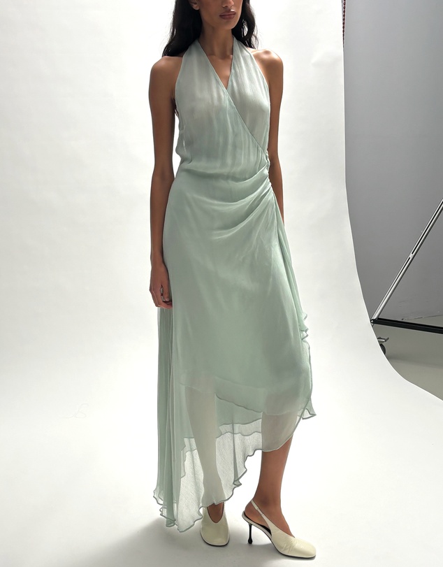 Minima Esenciales - Veda Halter Maxi Dress
