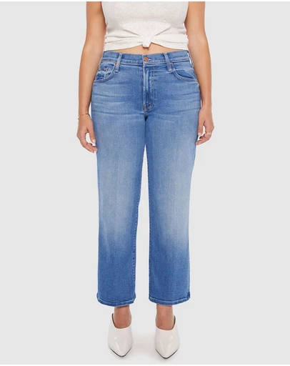 MOTHER - The Mid Rise Rambler Zip Ankle Jeans