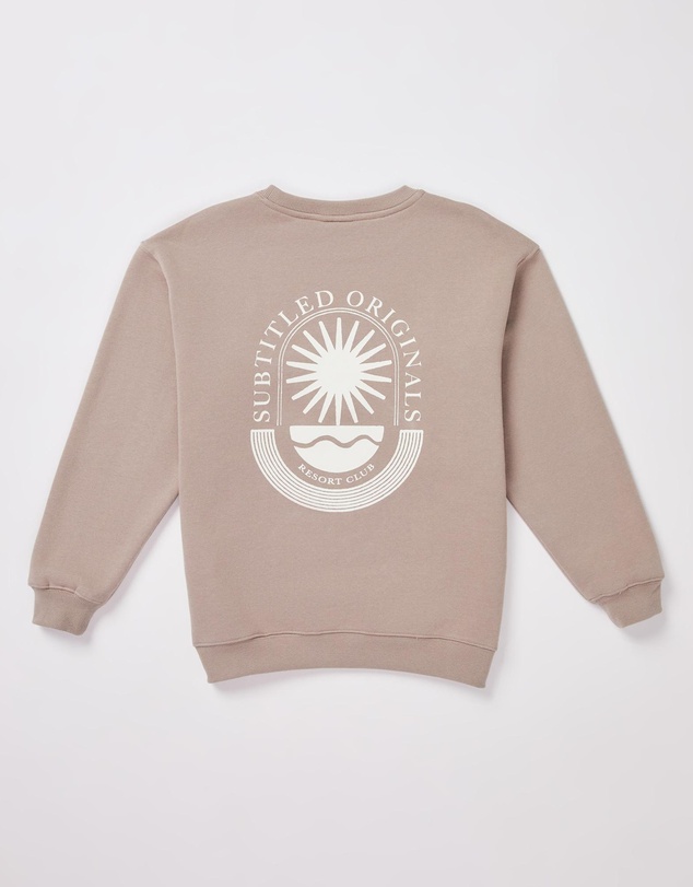Subtitled - Teen Girls Resort Club Crew Neck Fleece Jumper