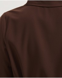 Atmos&Here Curvy - Aveline Tie Back Shirt