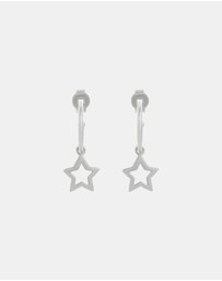 Karen Walker - Star Hoop Earrings