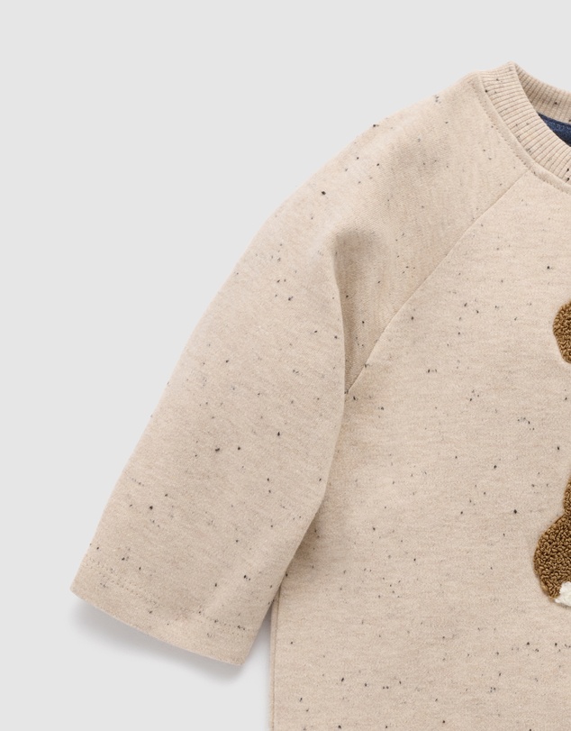 Purebaby - Doggy Thick Long Sleeve tee-Kids-Babies