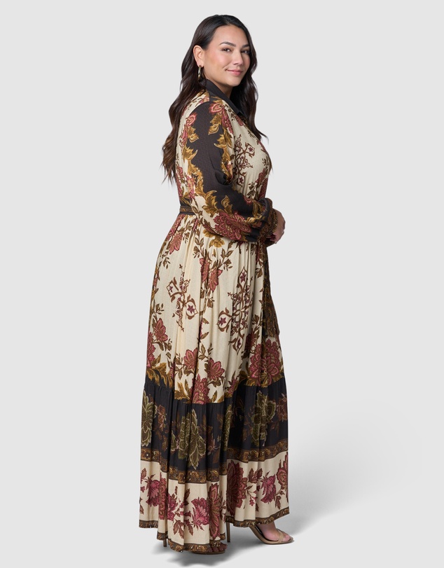 Something 4 Olivia - Sadie Maxi Shirt Dress