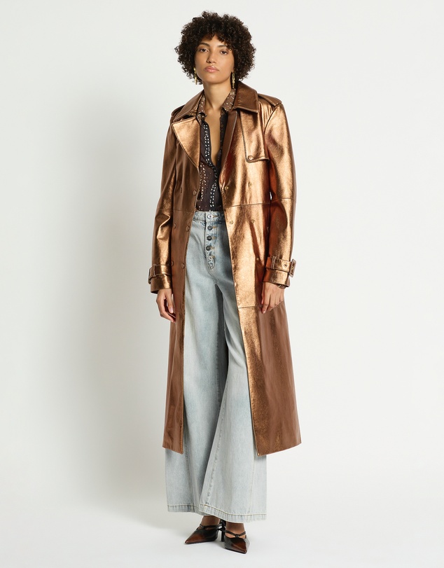 sass & bide - Curtain Call Leather Trench