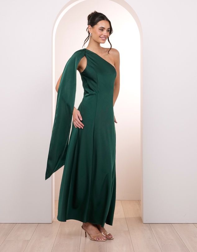 Pilgrim - Kyra One Shoulder Drape Dress