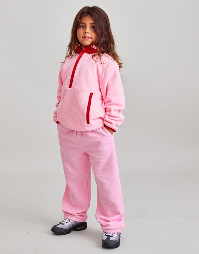 Sonnie - Lini Fleece - Baby Pink/ Red