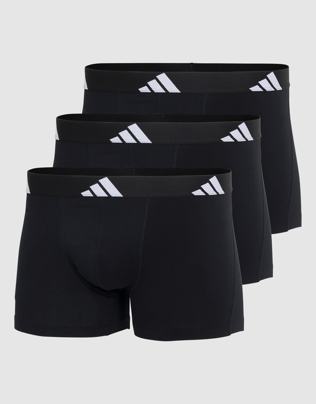 adidas Sportswear - 3 Pack Active Flex Cotton Trunk Underwear