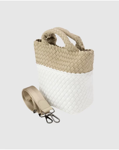 Chuchka - Woven Neoprene Mini Tote Two Tone