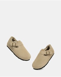 EVERAU - EverAU Ugg Hazora Cow Suede Upper Loafer Oxfords Flats