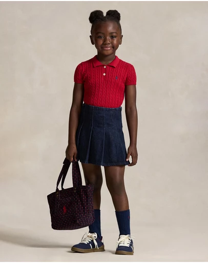 Polo Ralph Lauren - Mini-Cable Cotton Polo Sweater - ICONIC EXCLUSIVE - Kids
