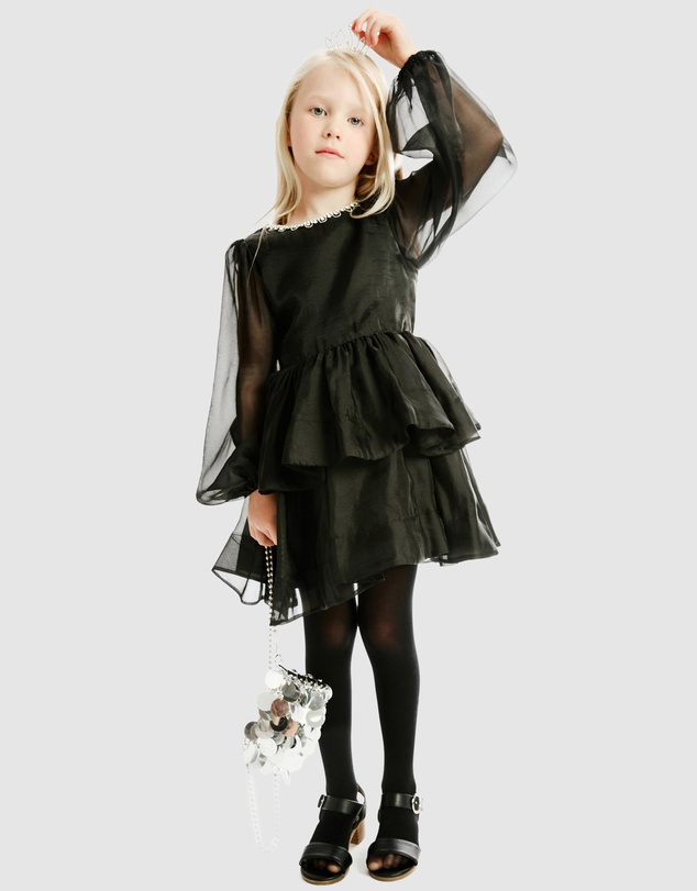 Bardot Junior - Wednesday Organza Trim Dress - Kids-Teens
