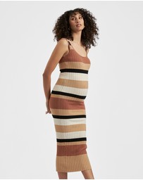 Ripe Maternity - Sarah Stripe Knit Dress