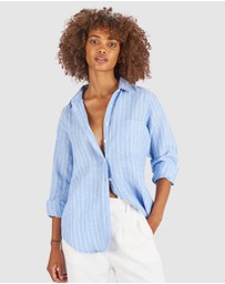 CAMIXA - IRIS Stripes Linen Shirt