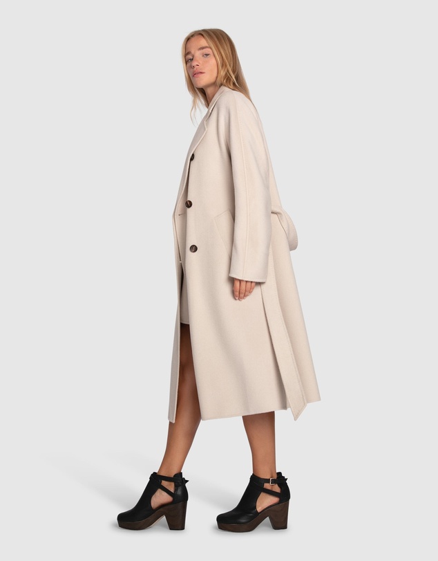 Belle & Bloom - Real Love Double Breasted Maxi Coat