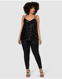 Pink Dusk by Curve Project - Luxe Stretch Coated Jean