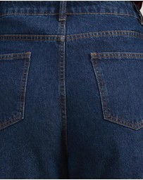 Atmos&Here Curvy - Kara Cropped Wide Leg Jeans