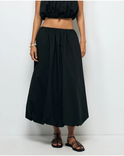 AERE - Quill Midi Skirt
