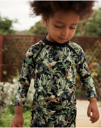 Aqua Blu Kids - Labyrinth Long Sleeve Rash Vest - Babies
