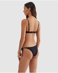 Polo Ralph Lauren - Signature Solids High Leg Tie Side Brazilian Bikini Bottom