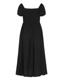 City Chic - Plus size Abbigail Split Maxi Dress - black