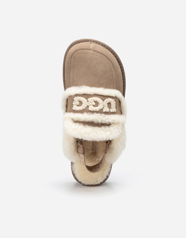 Ozwear Connection Uggs - Ugg Violet Shearling Slipper (Elastic Logo) (Detachable Feature)