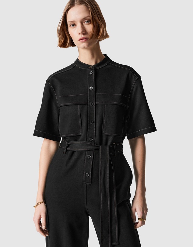 & Other Stories - Short-Sleeve Utility Jumpsuit