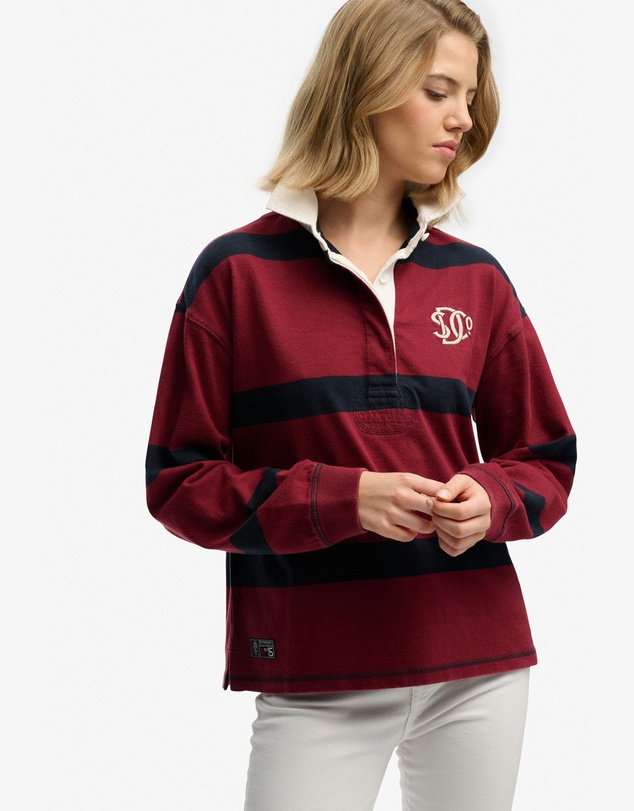 Superdry - Heritage Stripe Rugby Top