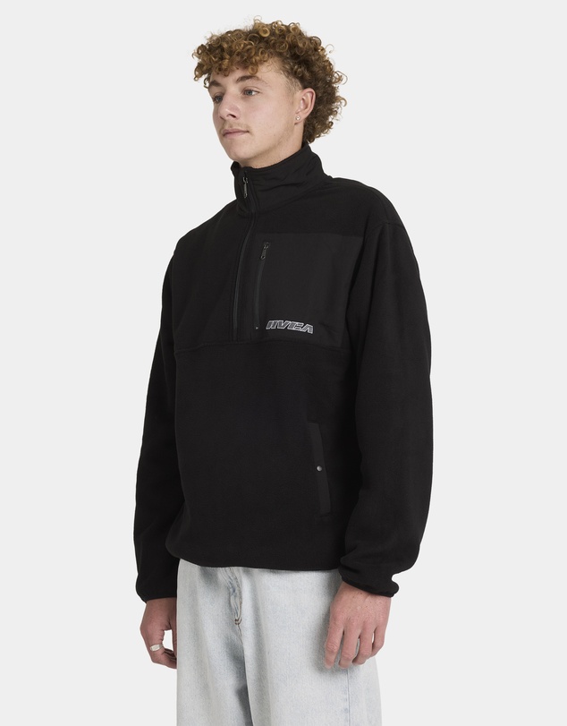 RVCA - Mens Go Mock Neck Fleece Jumper