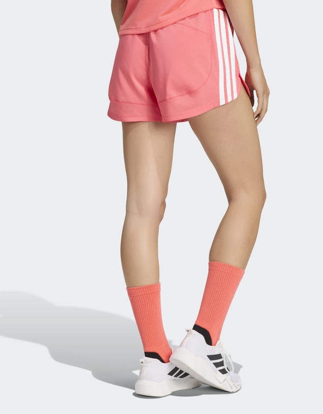 adidas Performance - Pacer Workout Woven High Rise Shorts Womens