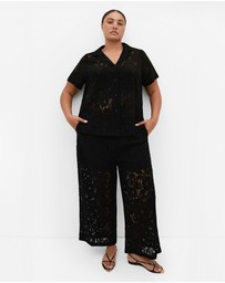 City Chic - Lani Lace Shirt