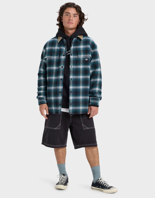 Quiksilver - Mens Shadow Check Long Sleeve Shirt