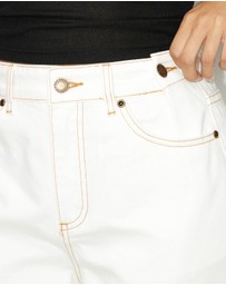 Dazie - Summer Daze Cinch Waist Denim Shorts
