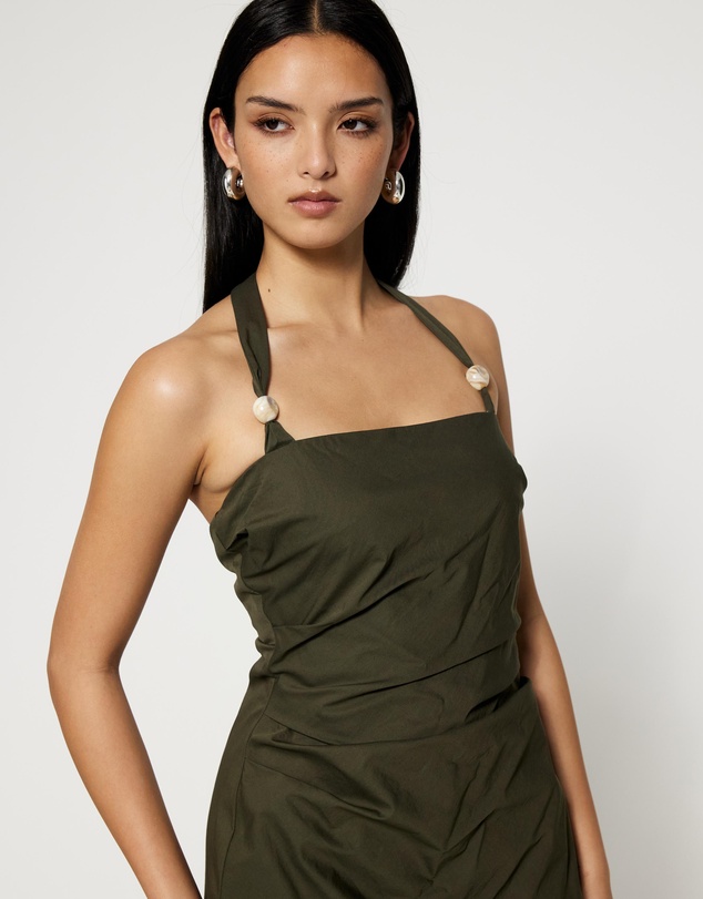 Lover - Tianah Tuck Detail Midi Dress
