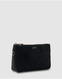 SABEN - Tilly Crossbody Black Suede