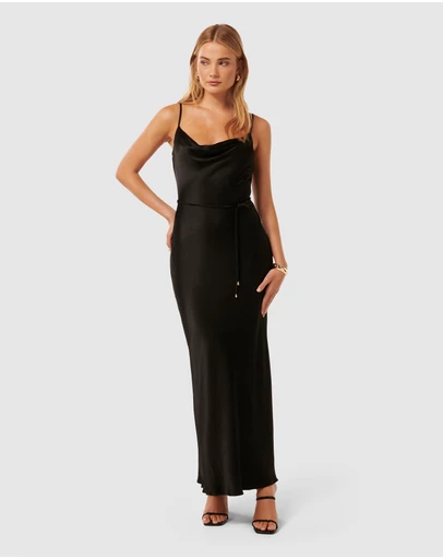 Forever New - Lucy Satin Cowl Neck Maxi Dress