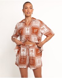 Petal & Pup - Coco Short Sleeve Shirt - Kohana Print