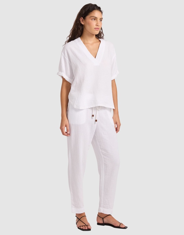 Seafolly - Double Gauze Tapered Pant