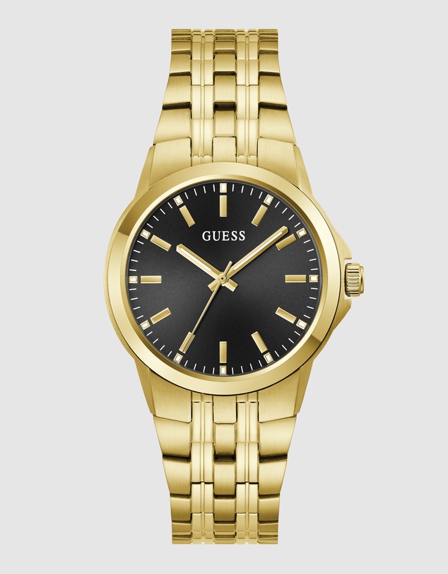 GUESS - GUESS Mens Gold-Tone Analogue Watch
