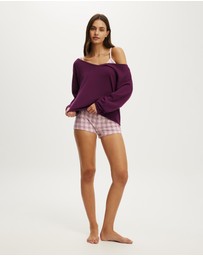 Cotton On Body - Relaxed V Neck Oversized Knit