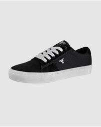 Fallen Footwear - Fallen Footwear Men Bomber Vulcanised Sole Shoes Black/White