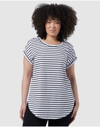 Indigo Tonic - Lauren Longline Stripe Tee