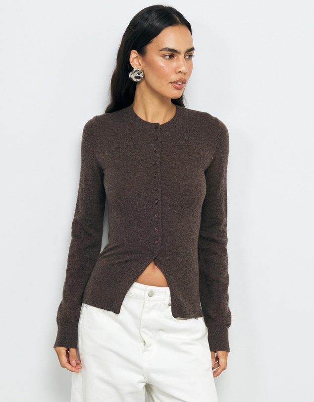 AERE - Isha Wool Cashmere Blend Cardigan