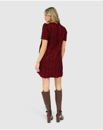 Belle & Bloom - Solana Boho Fringe Shift Mini Dress