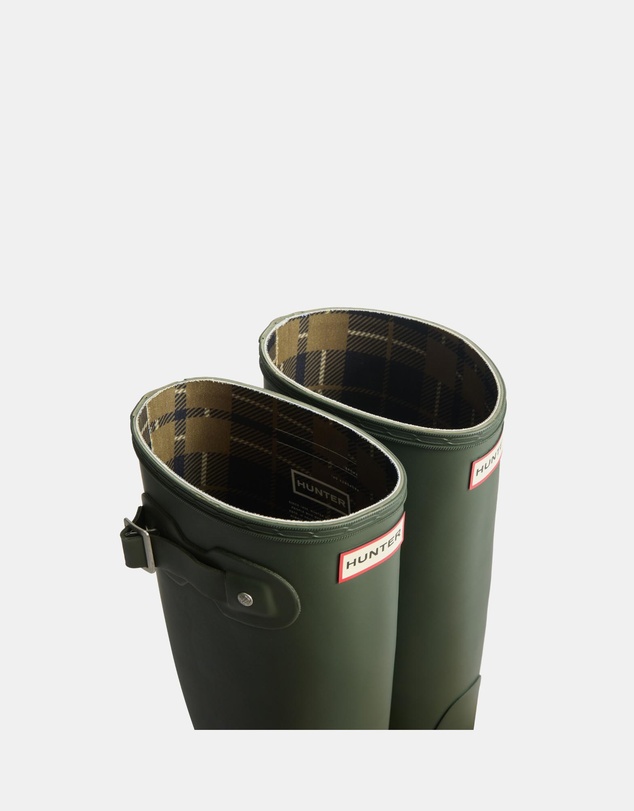 Hunter - Original Tall Tartan Lining Boots - Women's