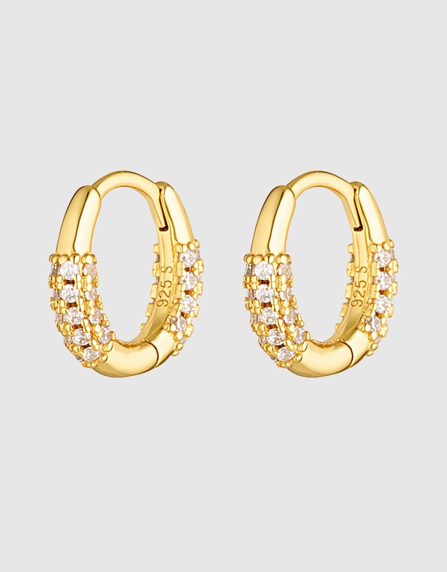 HOUSE OF SLANI - Mon Crystal Hoops