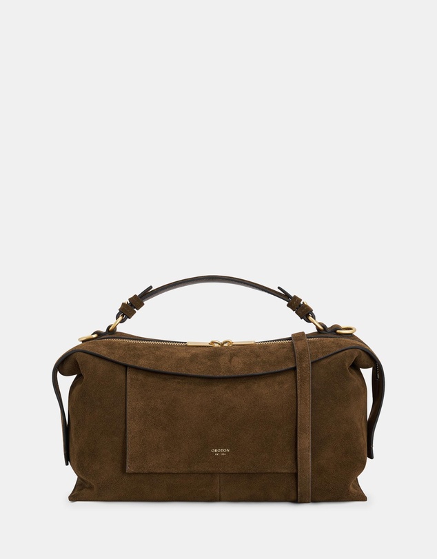 Oroton - Mica Large Bowler Suede